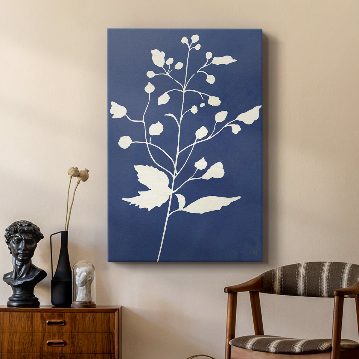 Night Sky Silhouette II - Canvas Art Print