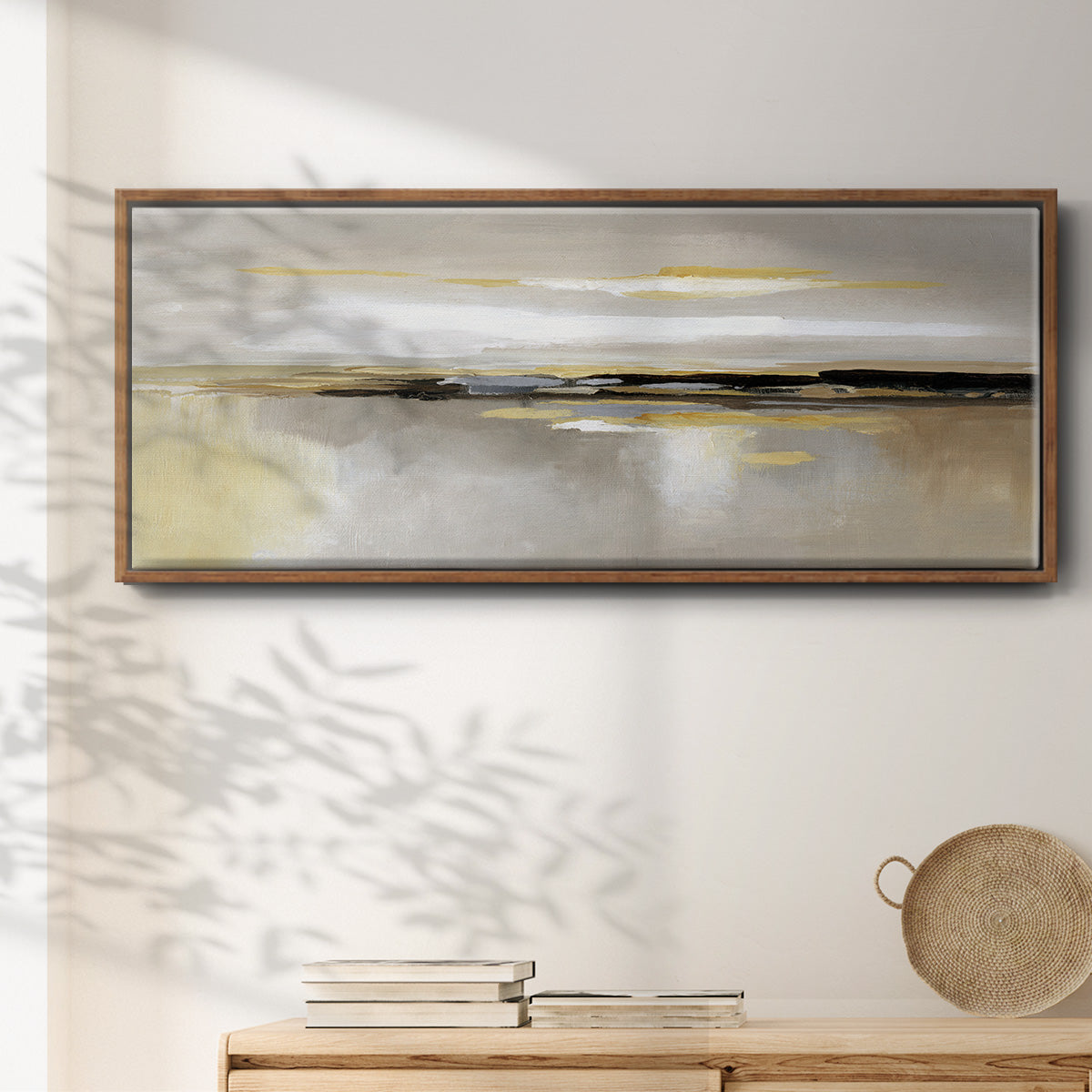 Silver Lining - Floater Framed Canvas Print
