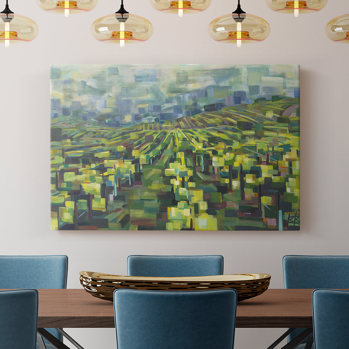 Yellow Grapevines Forever - Canvas Art Print