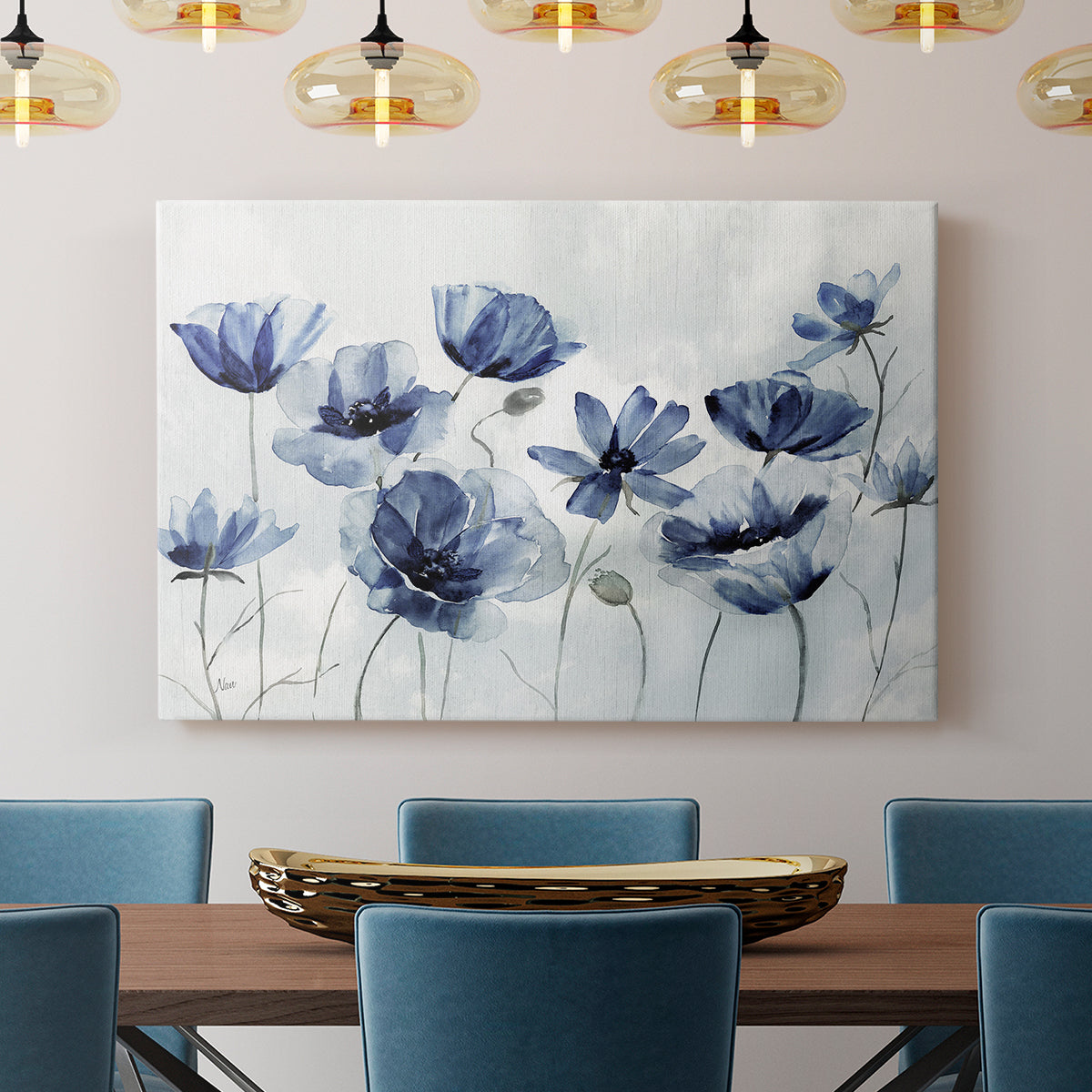 Indigo Spring Awakening - Canvas Art Print
