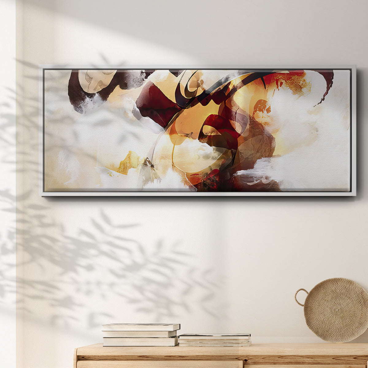 Ramad IV - Floater Framed Canvas Print