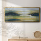 Lime Strata II - Floater Framed Canvas Print