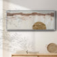 Winter Medallion III - Floater Framed Canvas Print