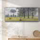Sunlight Effect Under the Poplars, 1887 - Floater Framed Canvas Print