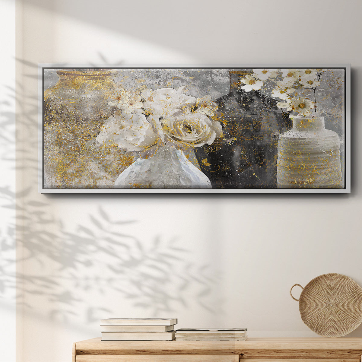 Fleur Couture - Floater Framed Canvas Print