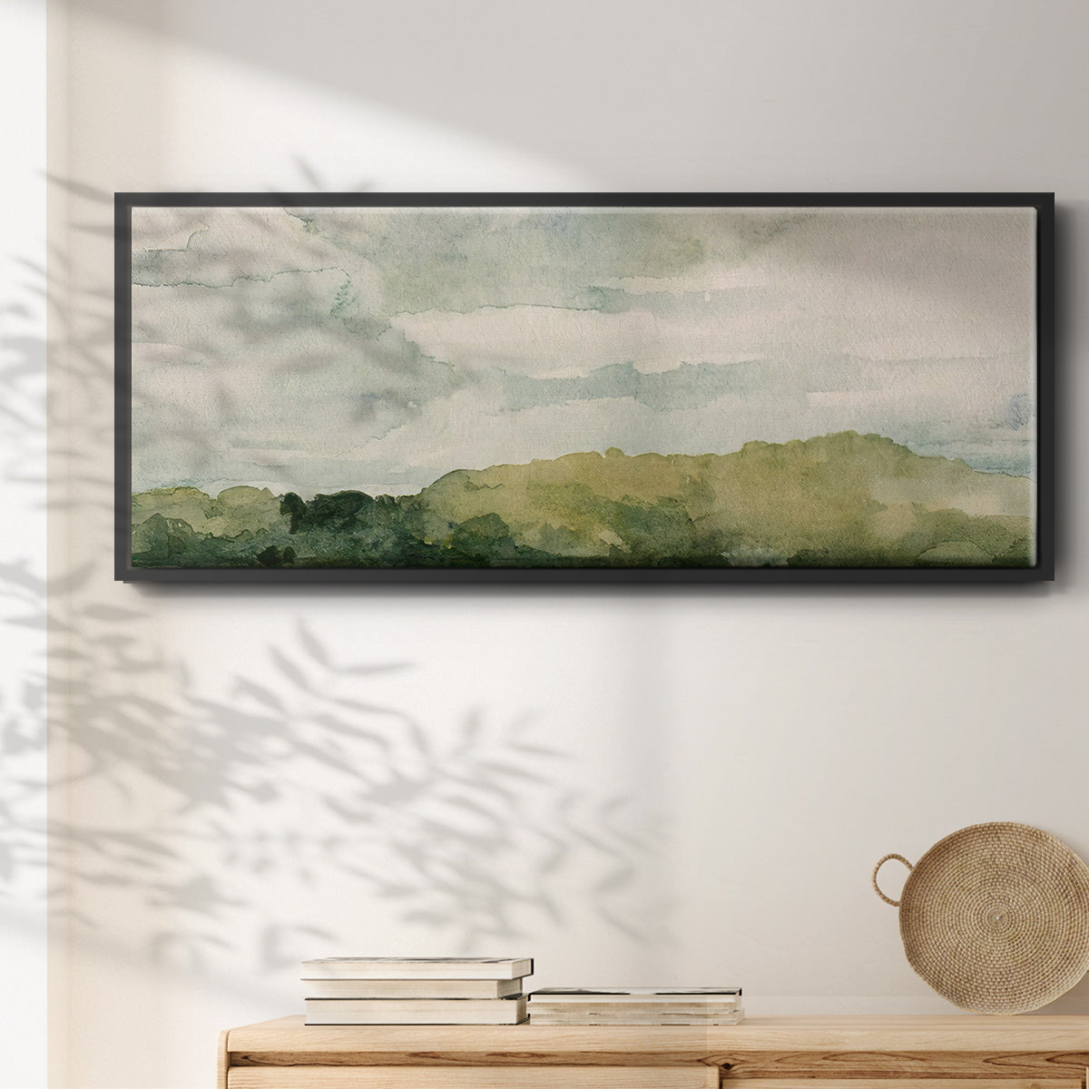 Riverside I - Floater Framed Canvas Print