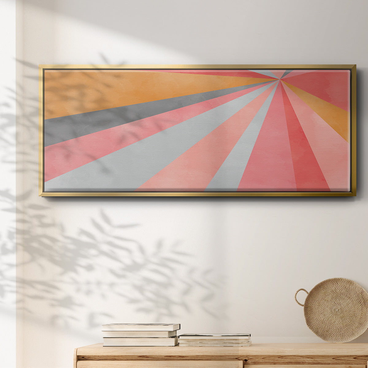 Geometric - Floater Framed Canvas Print