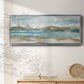 Peaceful Beach I - Floater Framed Canvas Print