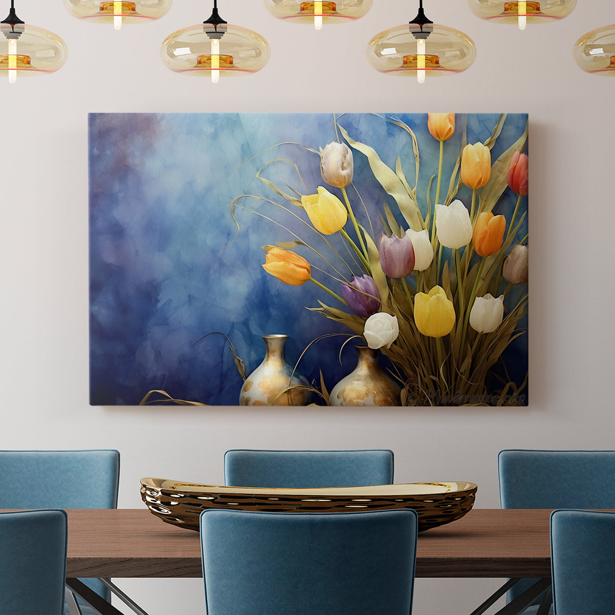 Floral Watercolor XXII - Canvas Art Print