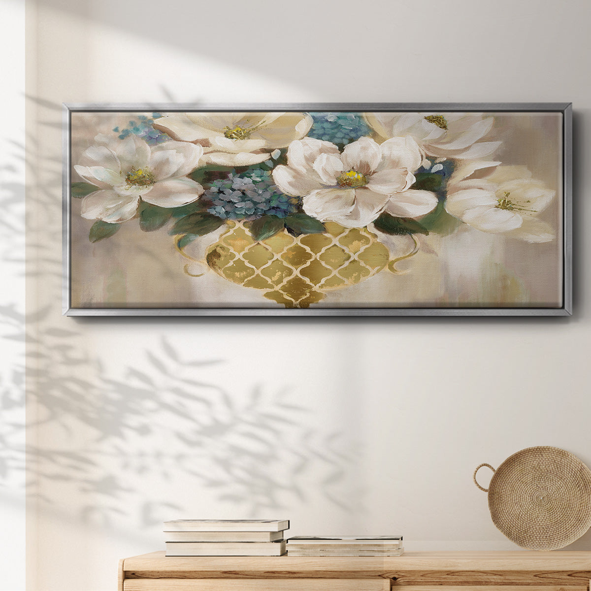 Southern Magnolia - Floater Framed Canvas Print