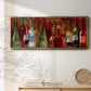 Wine Tasting - Floater Framed Canvas Print