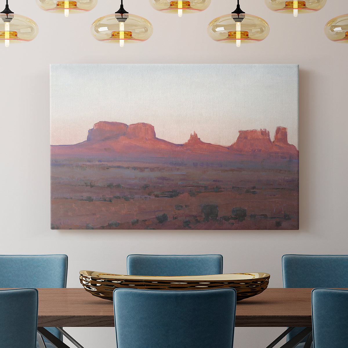 Red Rocks at Dusk II - Canvas Art Print
