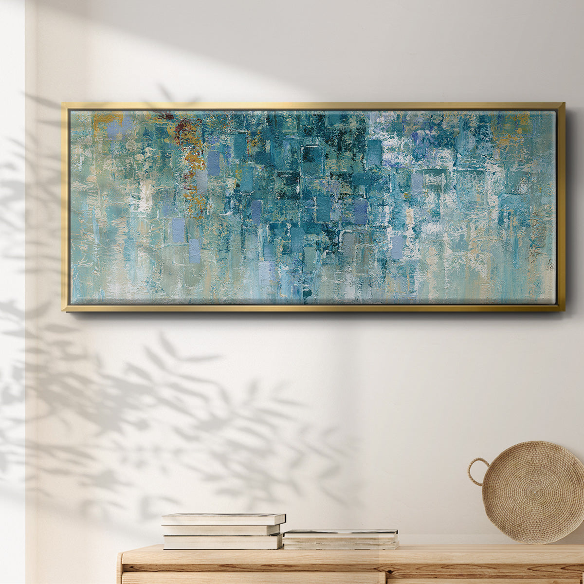 I Love the Rain - Floater Framed Canvas Print