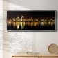 San Diego Skyline - Floater Framed Canvas Print