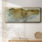 Golden Fissure I  - Floater Framed Canvas Print