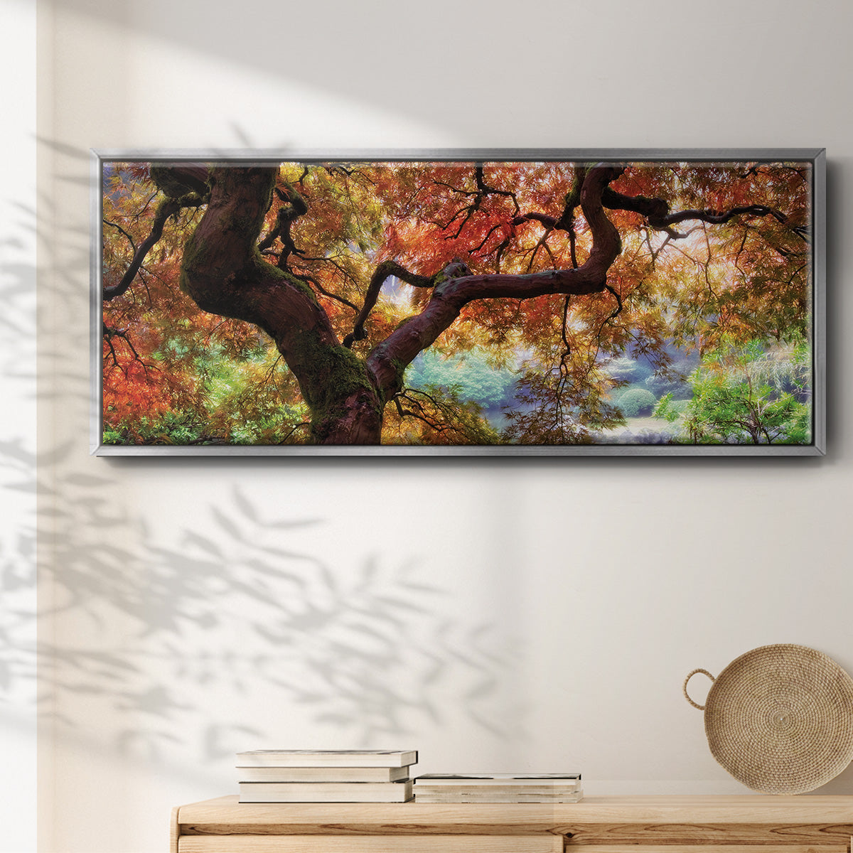 Dreaming of October - Floater Framed Canvas Print