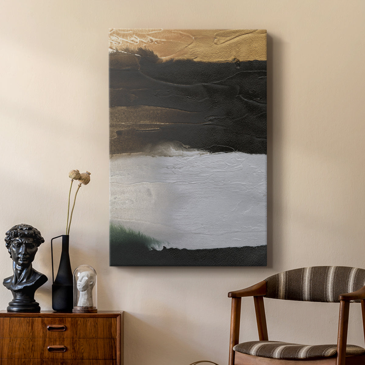 Embellished Coastal Plain I - Canvas Art Print