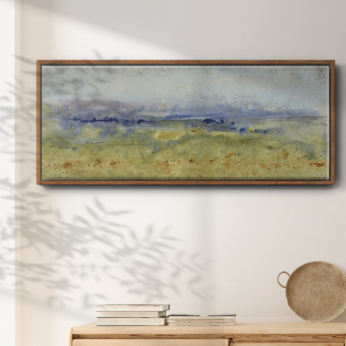 Open Terrain I - Floater Framed Canvas Print