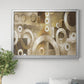 Neutral Motion - Modern Framed Canvas Print