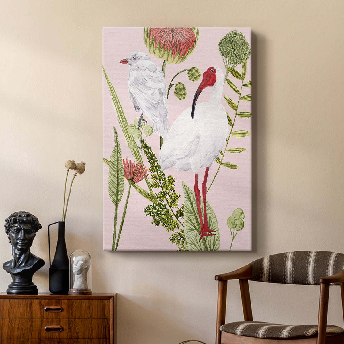 Birds in Motion II - Canvas Art Print
