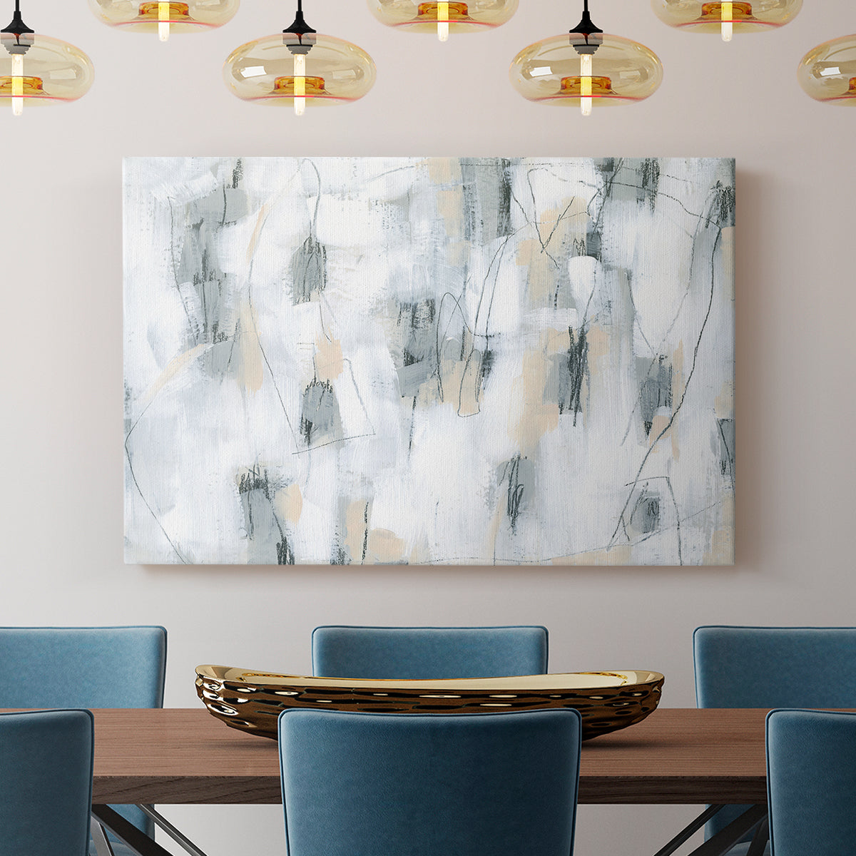 Stone Hatchmarks II - Canvas Art Print