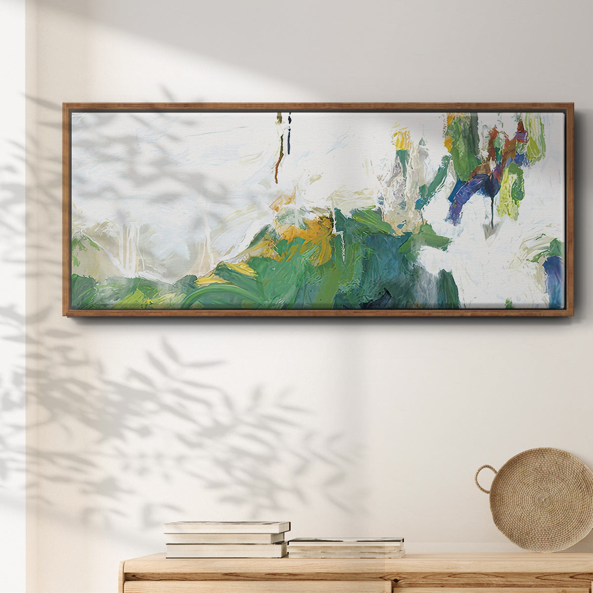 Hints of Spring - Floater Framed Canvas Print