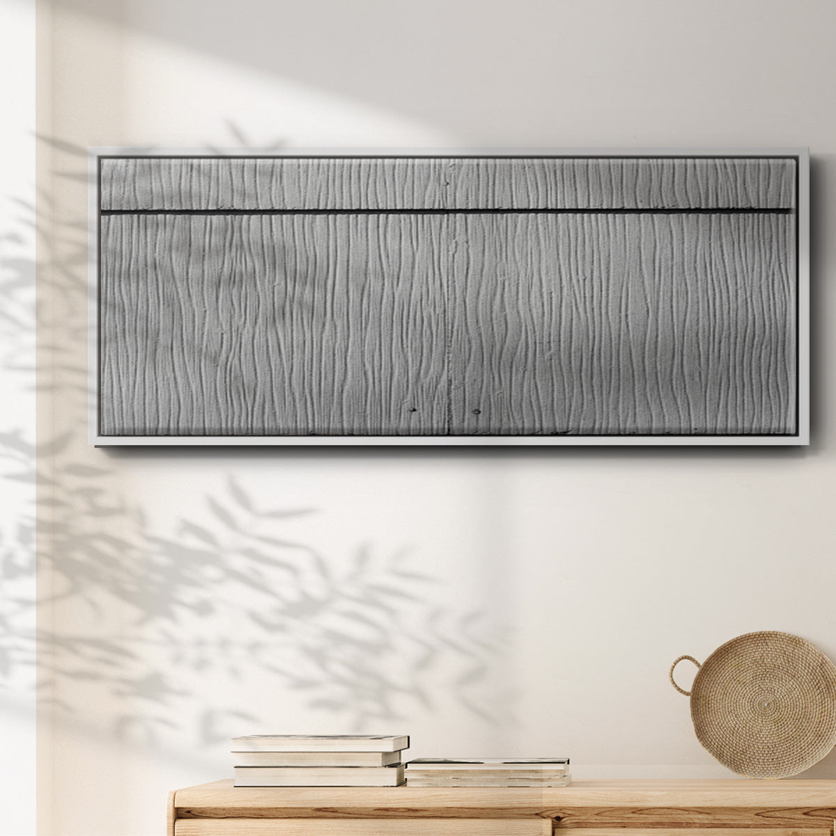 Found Textures I - Floater Framed Canvas Print