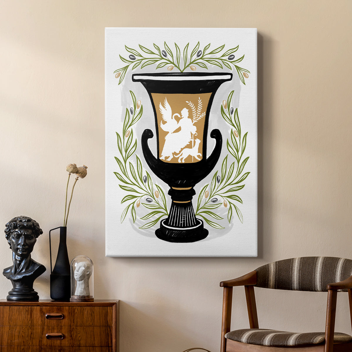 Greek Vases I - Canvas Art Print
