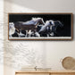 Horse Motion X - Floater Framed Canvas Print