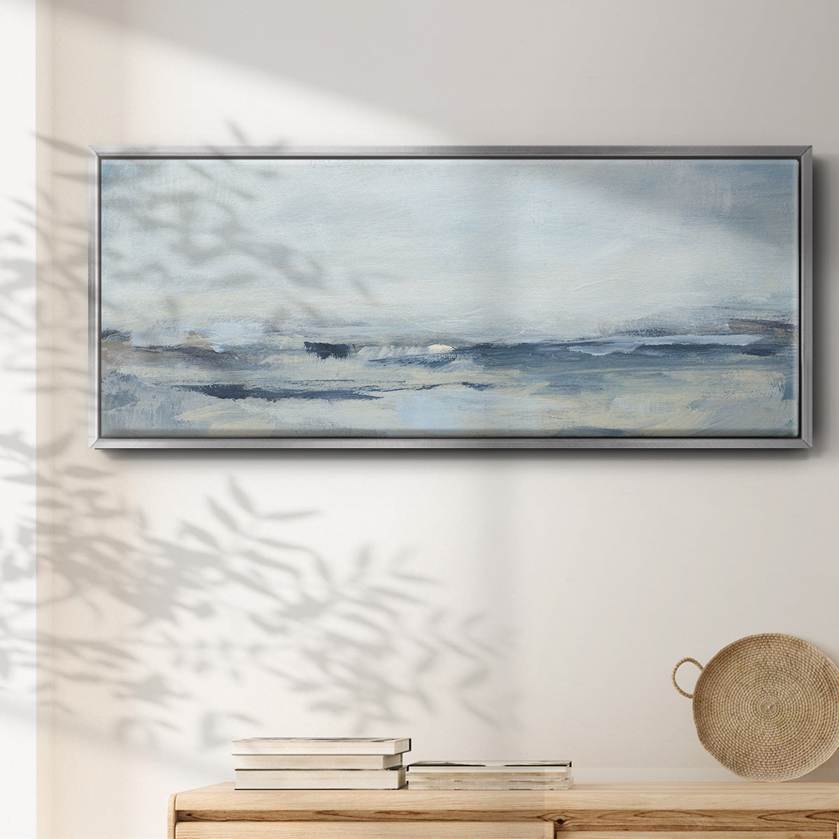 Sailing I - Floater Framed Canvas Print