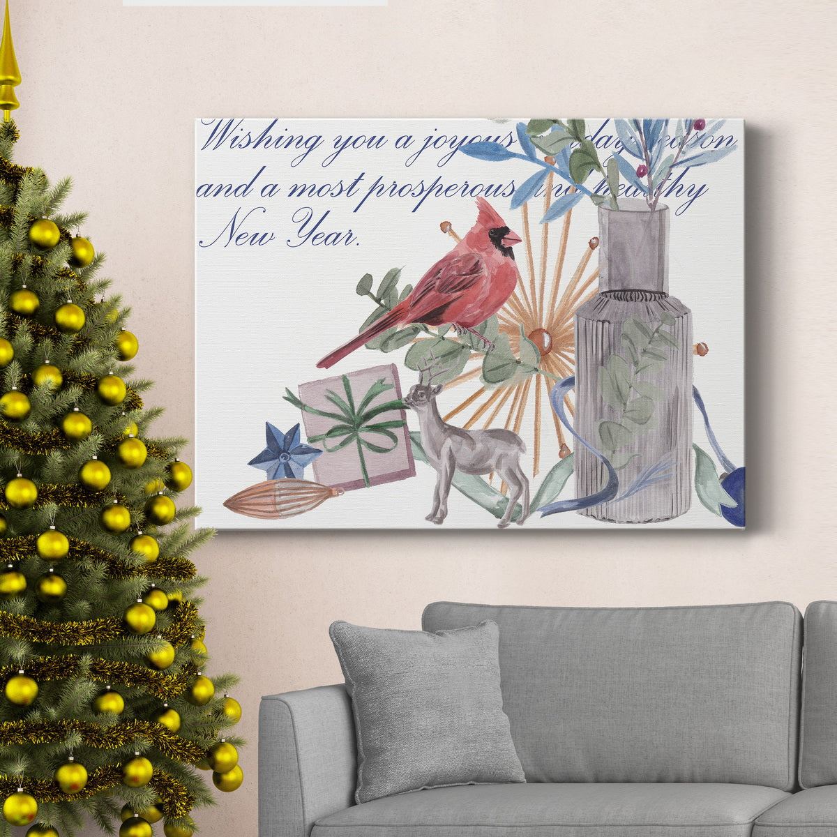 Warm Wishes - Premium Gallery Wrapped Canvas  - Ready to Hang