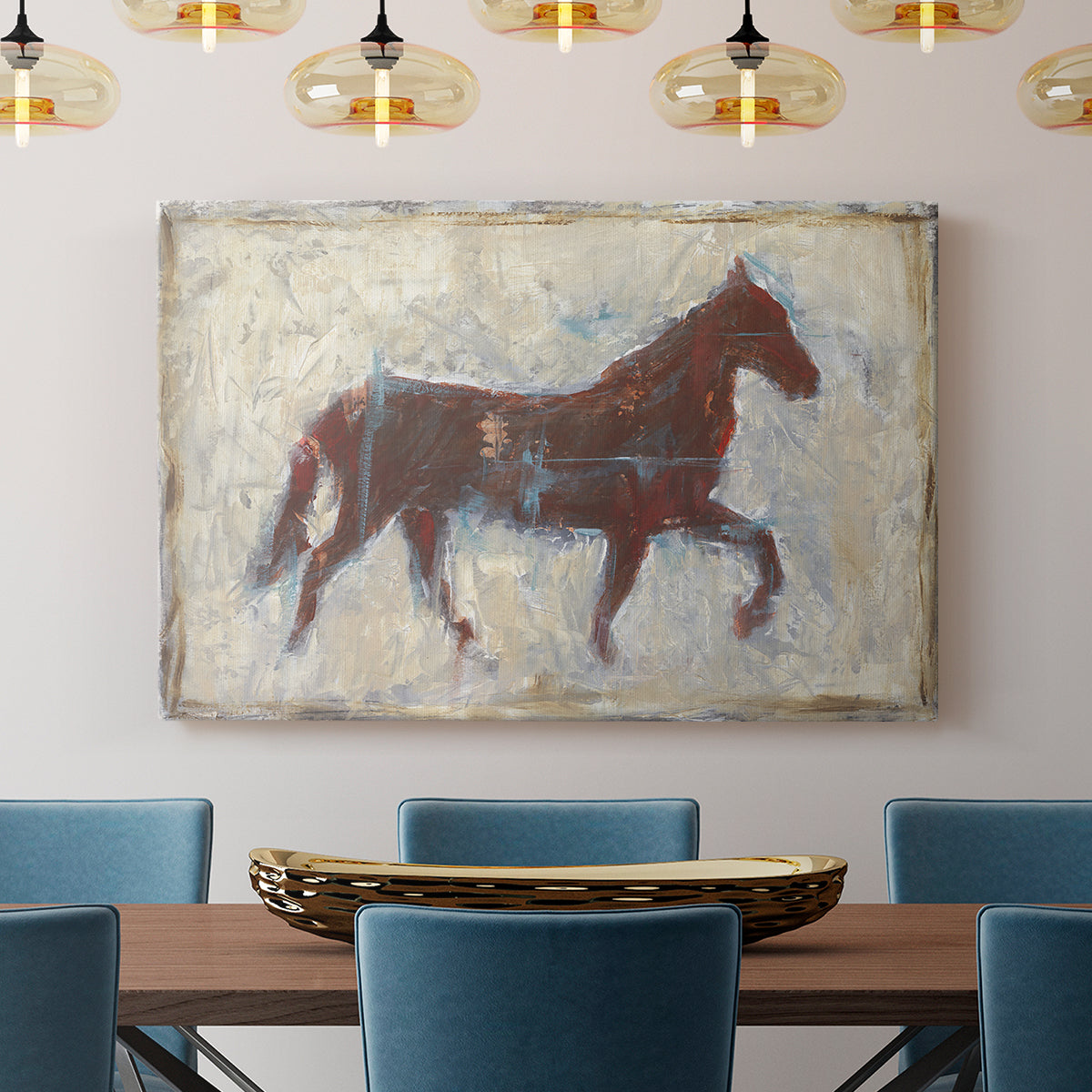 Iron Equine II - Canvas Art Print