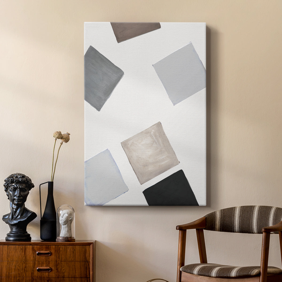 Block Encounter Revisit II - Canvas Art Print