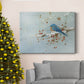 Blue Bird in Winter - Premium Gallery Wrapped Canvas  - Ready to Hang