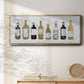 Glam Wine Bar - Floater Framed Canvas Print