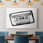 Cassette Sketch - Canvas Art Print