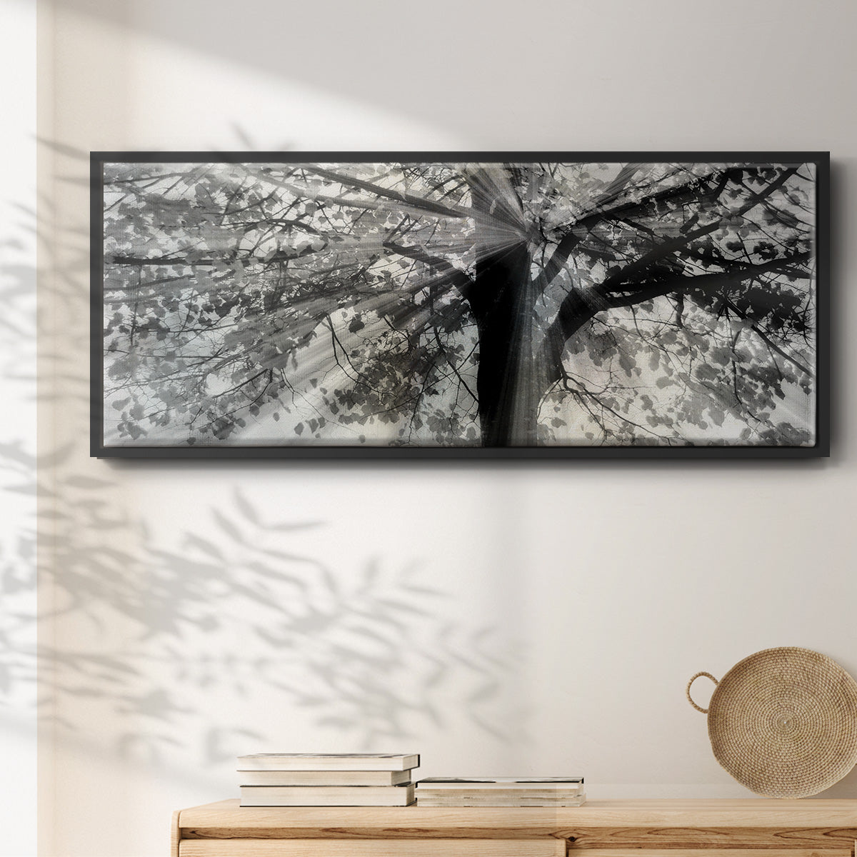 Story From Light and Shadow - Floater Framed Canvas Print
