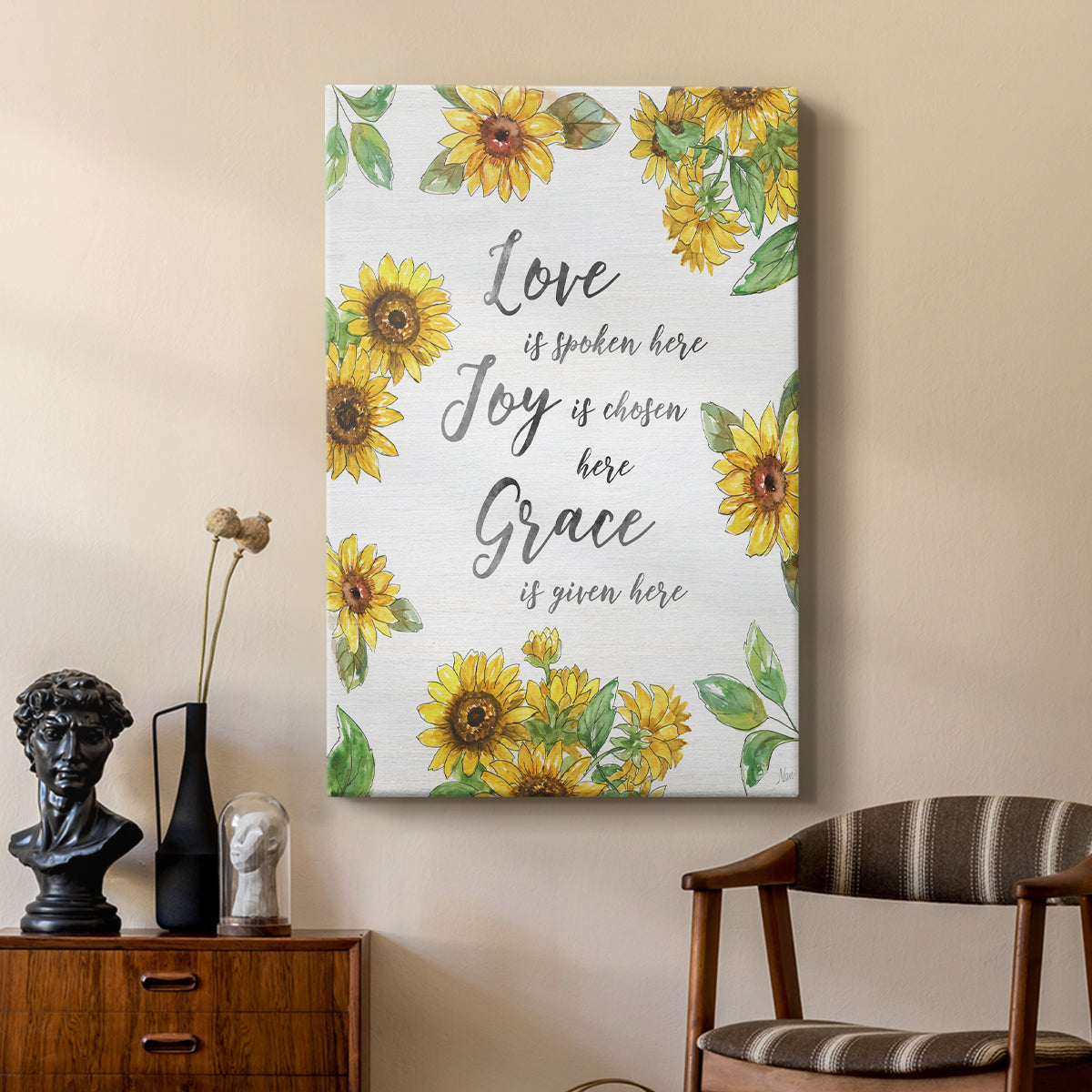 Grace Given Here - Canvas Art Print