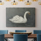 White Swan/Black Swan II - Canvas Art Print