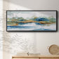 Blue Serenity - Floater Framed Canvas Print