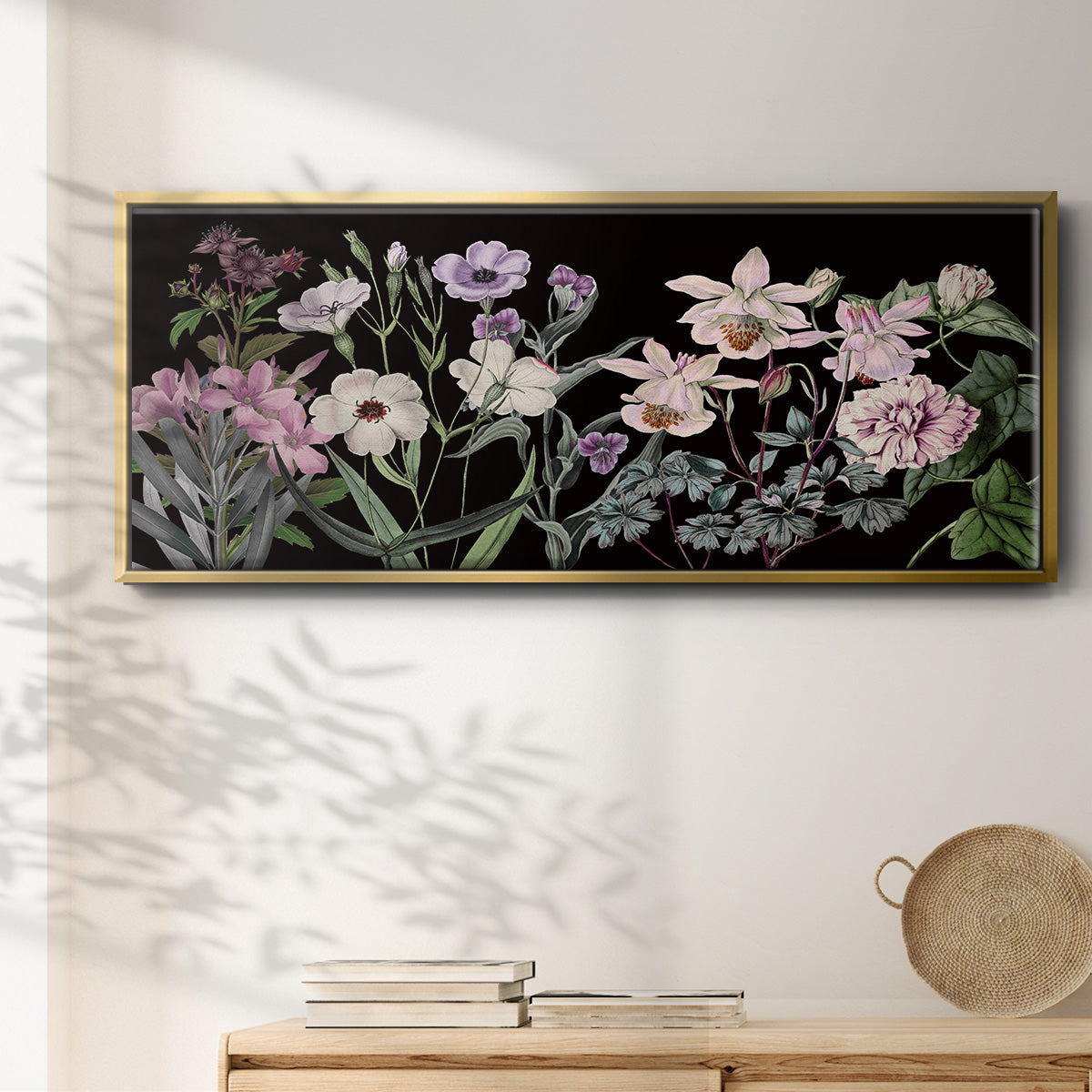 Garden Array - Floater Framed Canvas Print