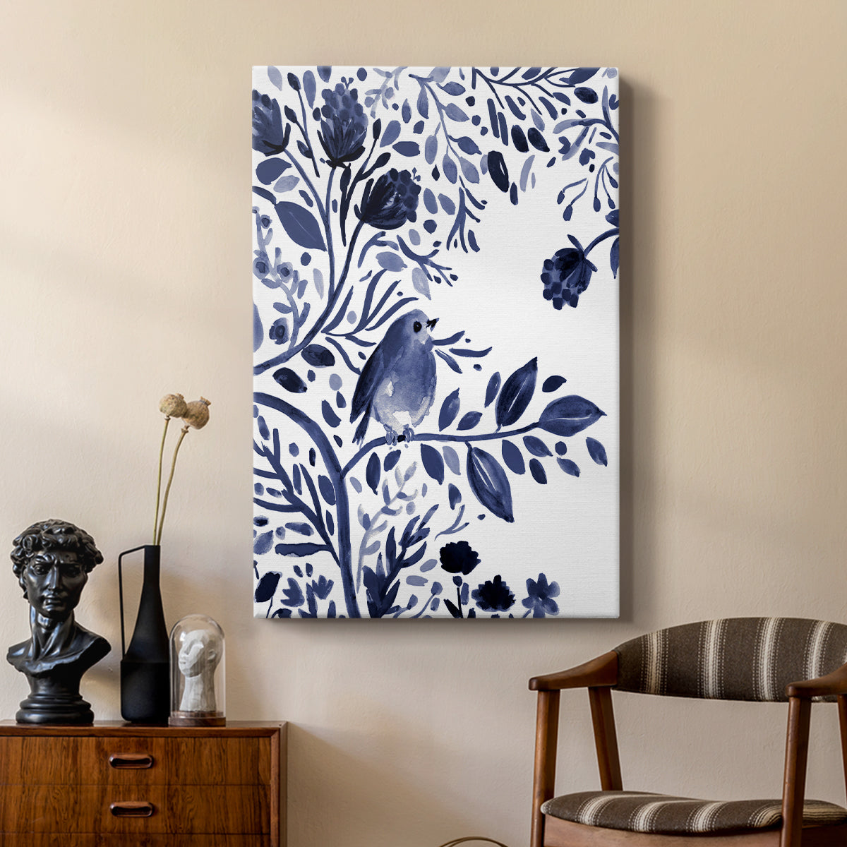 Indigo Song I - Canvas Art Print