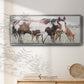 Grazin' - Floater Framed Canvas Print
