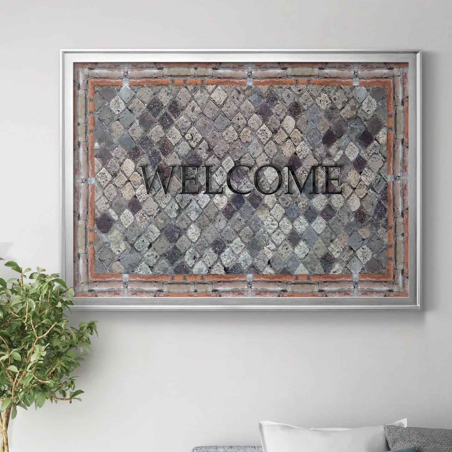 Pompeii Welcome Premium Classic Framed Canvas - Ready to Hang