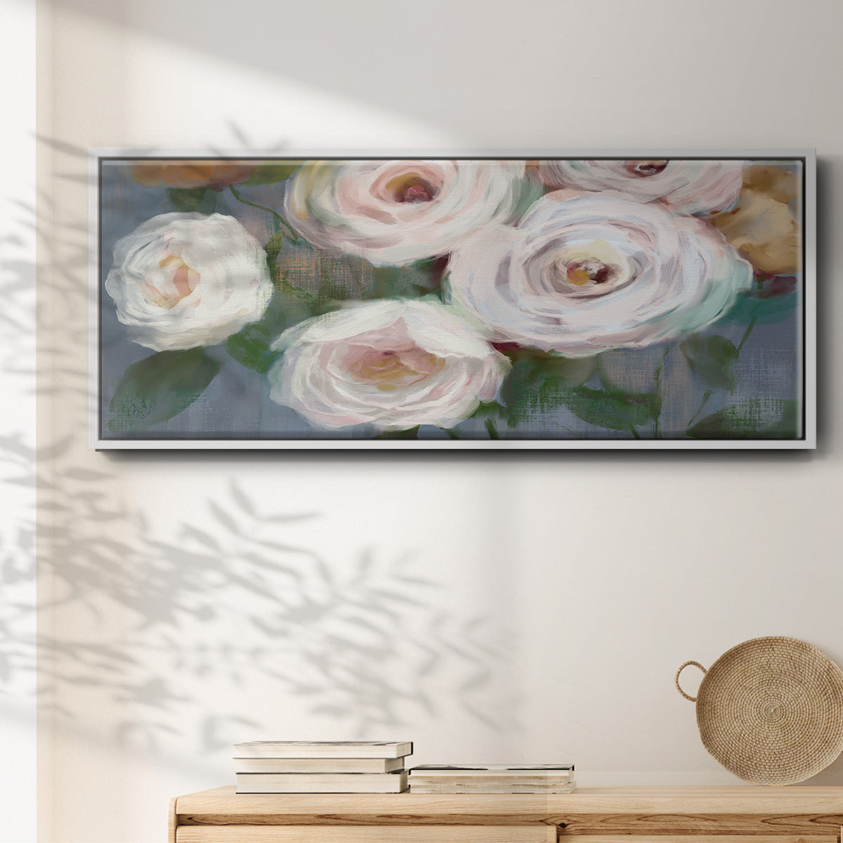 Magical Bouquet - Floater Framed Canvas Print