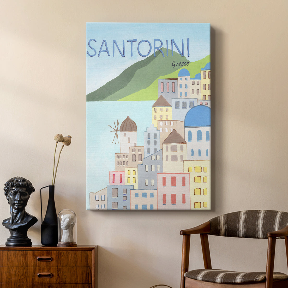 Living by the Sea II - Canvas Art Print