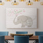 Floral Elephant - Canvas Art Print