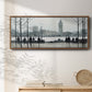 Morning London - Floater Framed Canvas Print
