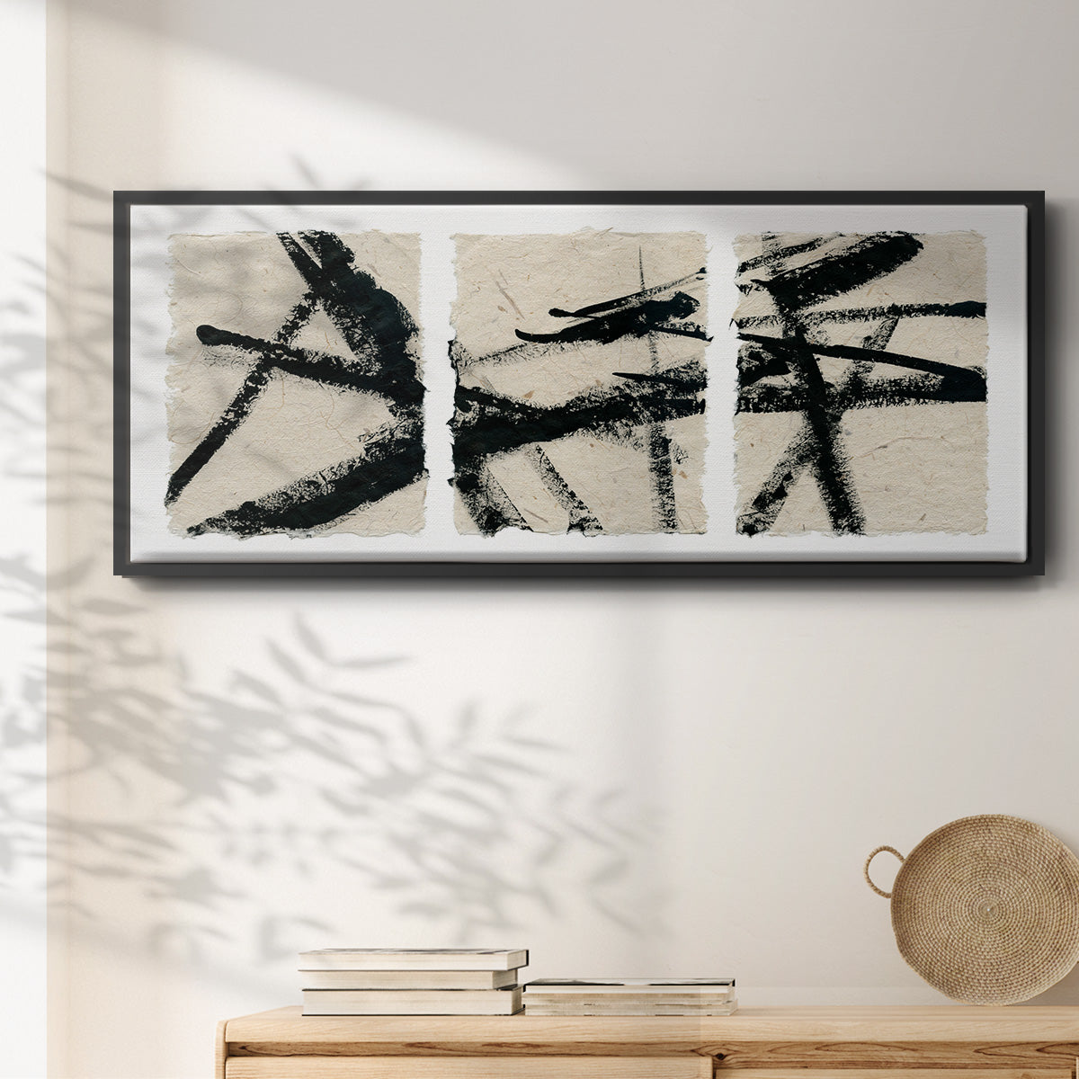 Got Our Lines Crossed - Floater Framed Canvas Print