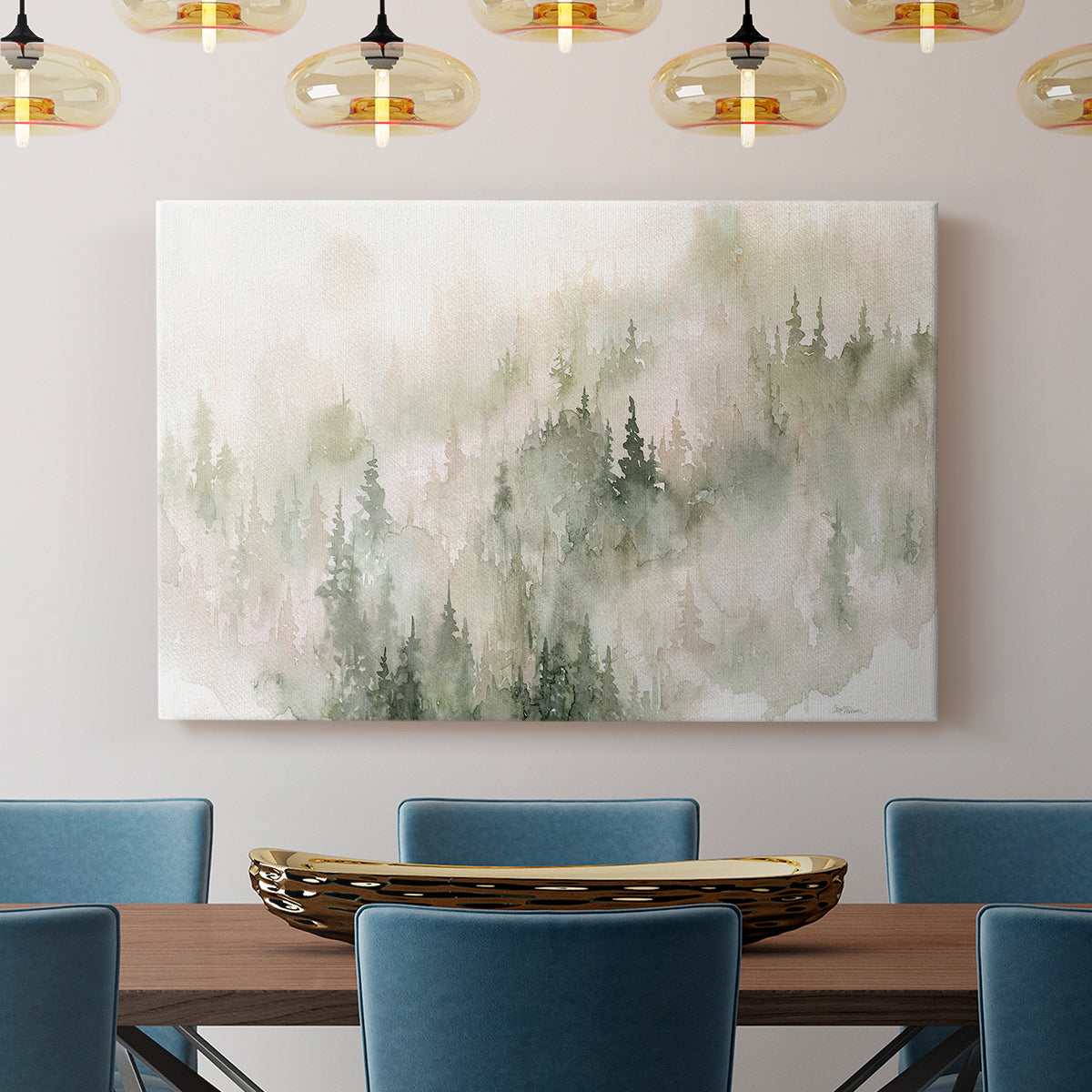 Misty Mountain Sides - Canvas Art Print